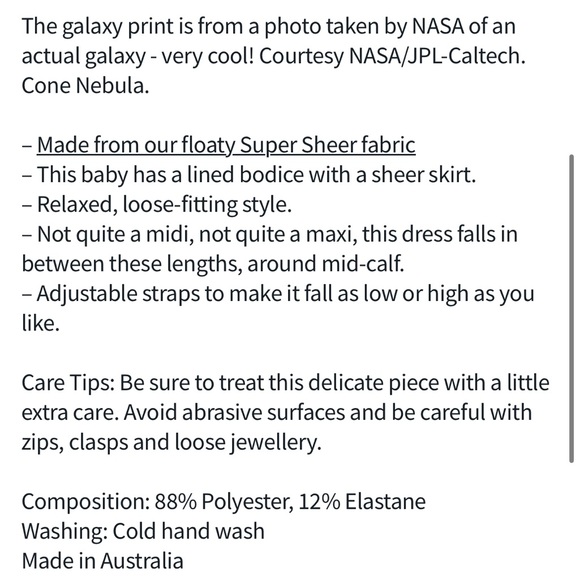 *Fits like S/M* Emerald galaxy sheer midaxi - Picture 6 of 7